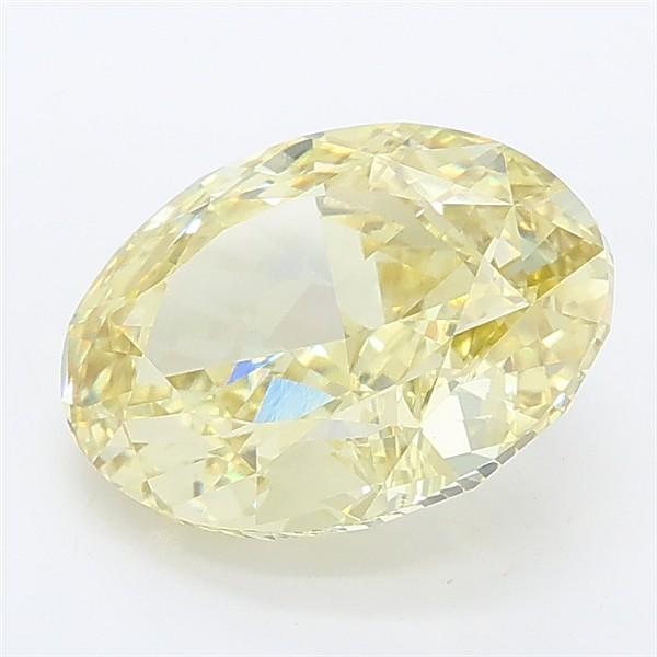 2.59 Ct. Fancy Intense Yellow Oval Lab Grown Diamond