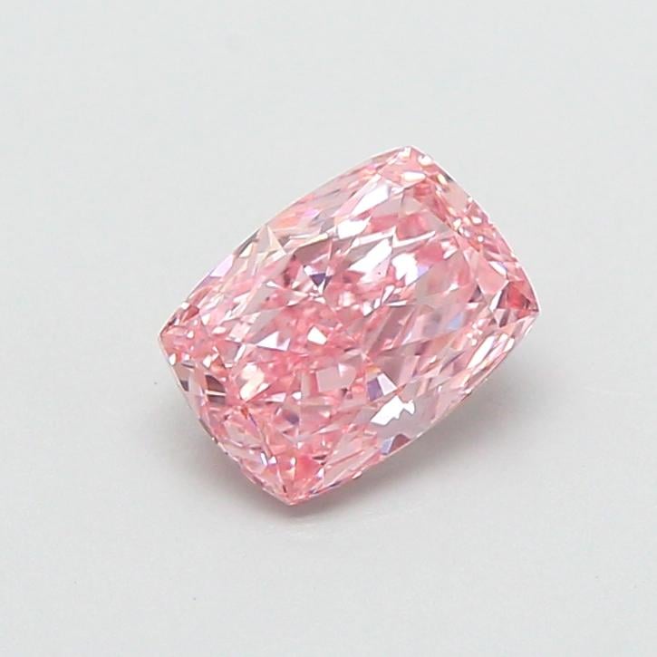0.95 Ct. Fancy Intense  Pink Cushion Lab Grown Diamond