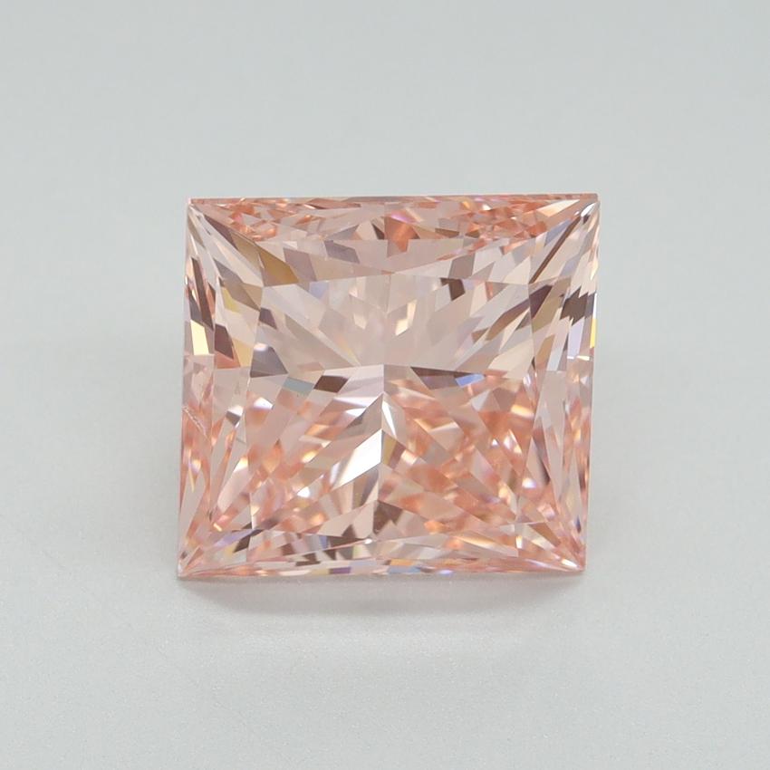 4.50 Ct. Fancy Intense Pink Princess Lab Grown Diamond