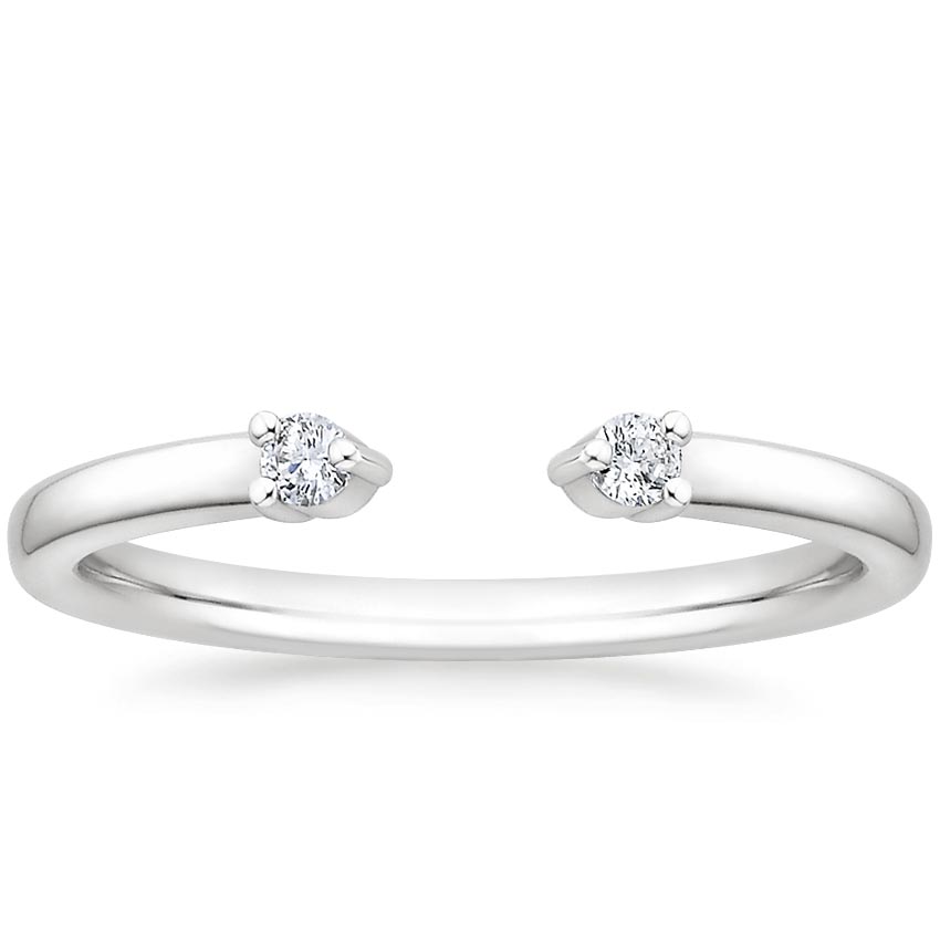 Open Diamond Wedding Band Wren Brilliant Earth