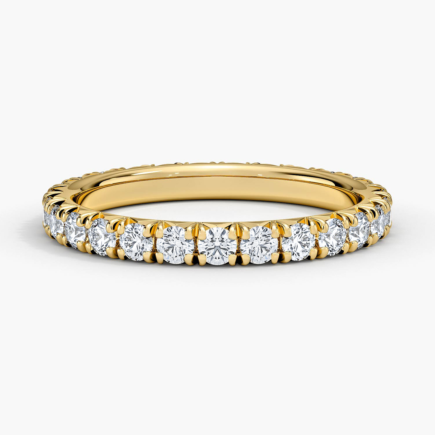 Rose gold diamond engagement ring with surprise diamond details