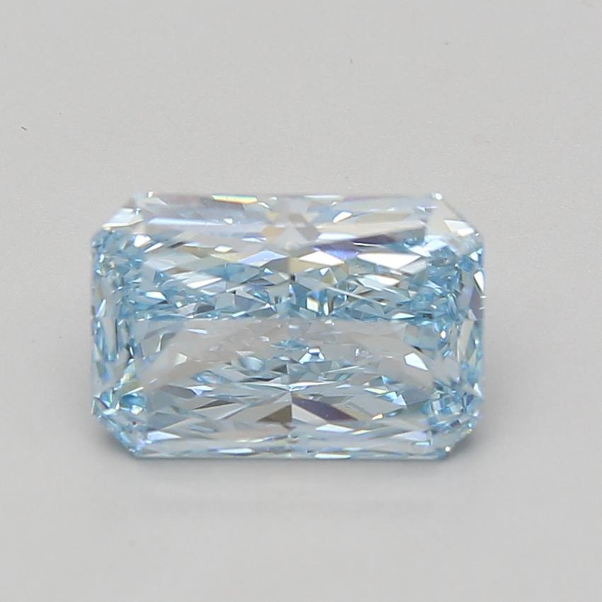 3.10 Ct. Fancy Vivid Blue Radiant Lab Grown Diamond