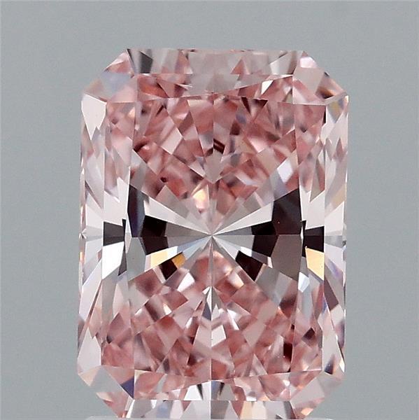 2.03 Ct. Fancy Intense Pink Radiant Lab Grown Diamond