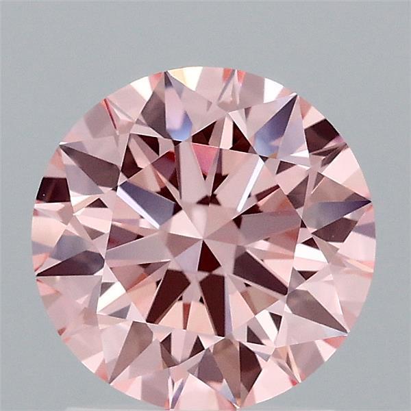 1.60 Ct. Fancy Vivid Pink Round Lab Grown Diamond