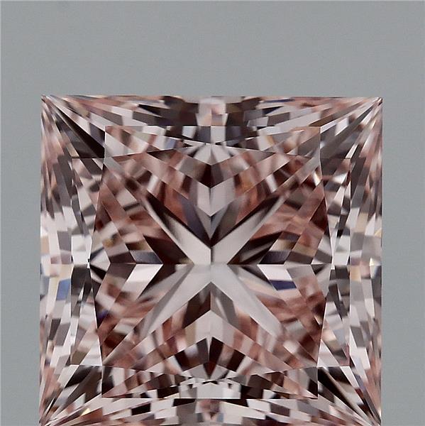 5.22 Ct. Fancy Vivid Pink Princess Lab Grown Diamond