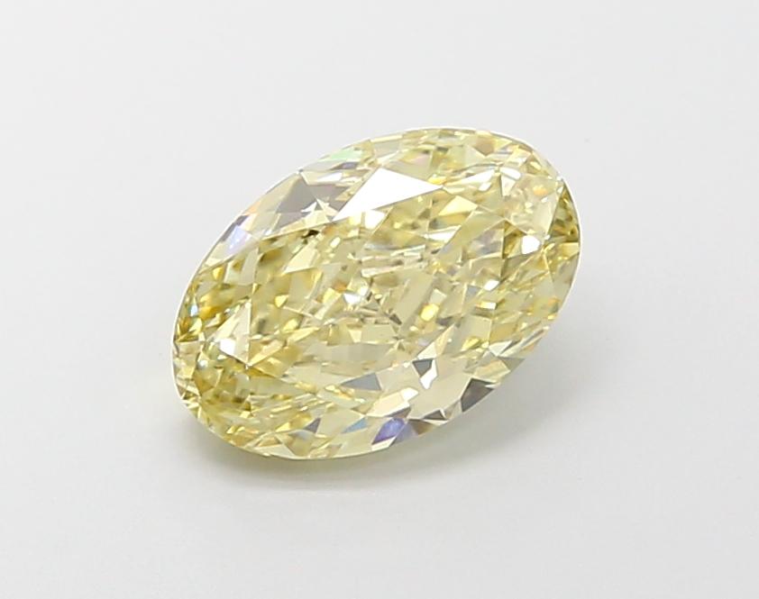 2.12 Ct. Fancy Intense Yellow Oval Lab Grown Diamond