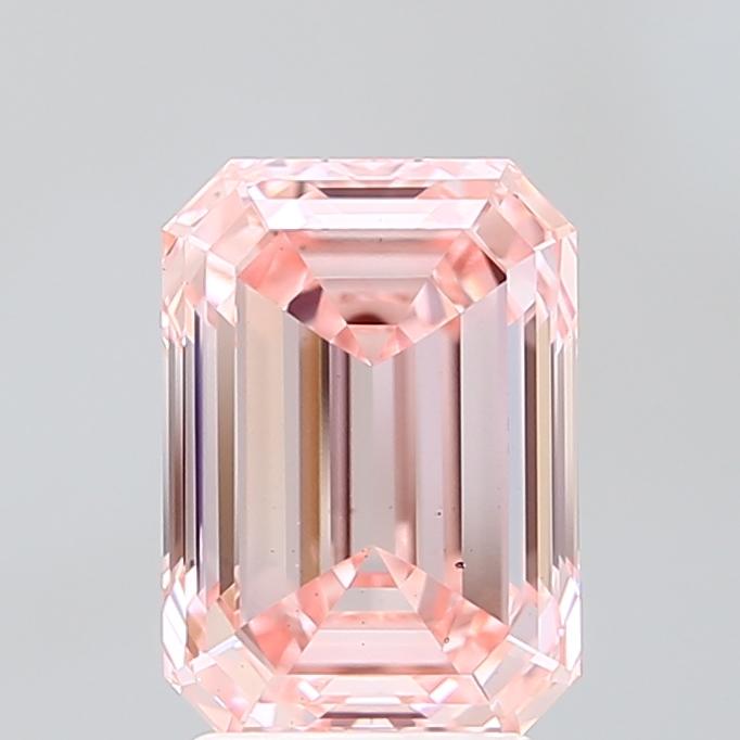 3.01 Ct. Fancy Intense Pink Emerald Lab Grown Diamond