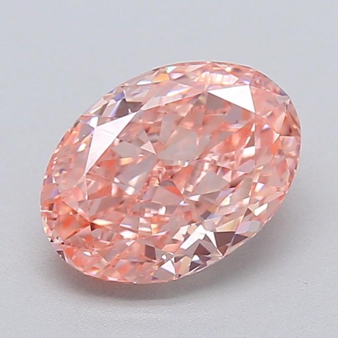 1.60 Ct. Fancy Vivid  Pink Oval Lab Grown Diamond