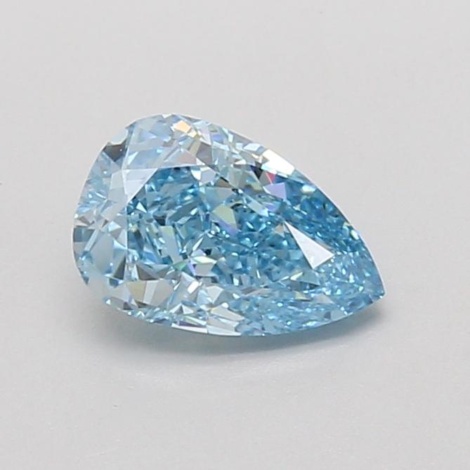 1.01 Ct. Fancy Vivid Blue Pear Lab Grown Diamond