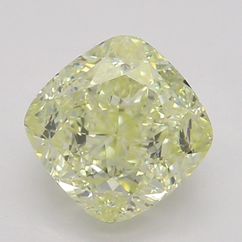 0.81 Ct. Fancy Yellow Cushion Diamond
