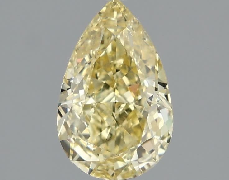 1.30 Ct. Fancy Yellow Pear Lab Grown Diamond