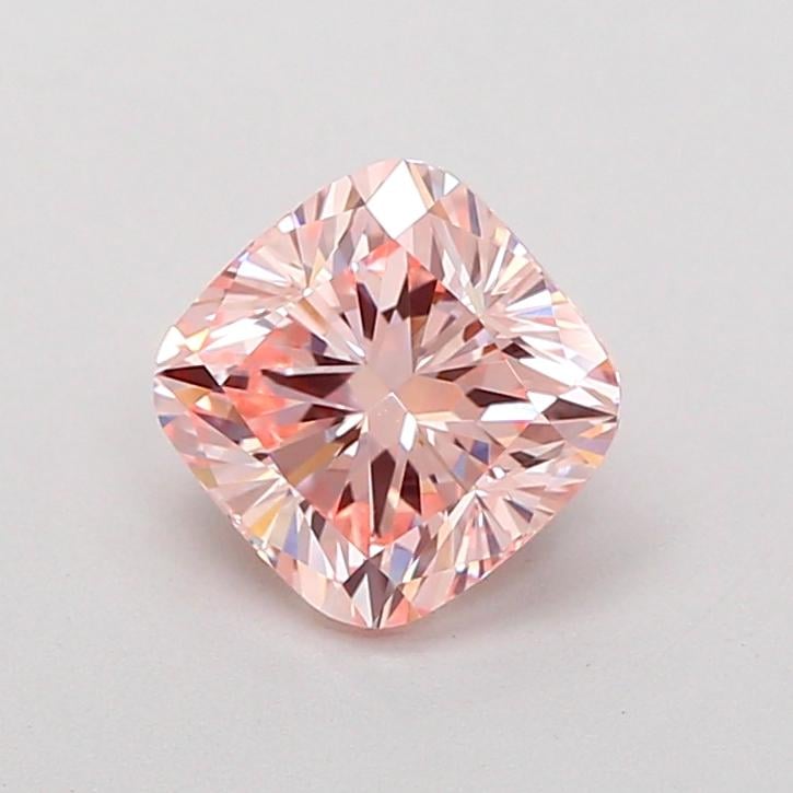 1.47 Ct. Fancy Intense Pink Cushion Lab Grown Diamond