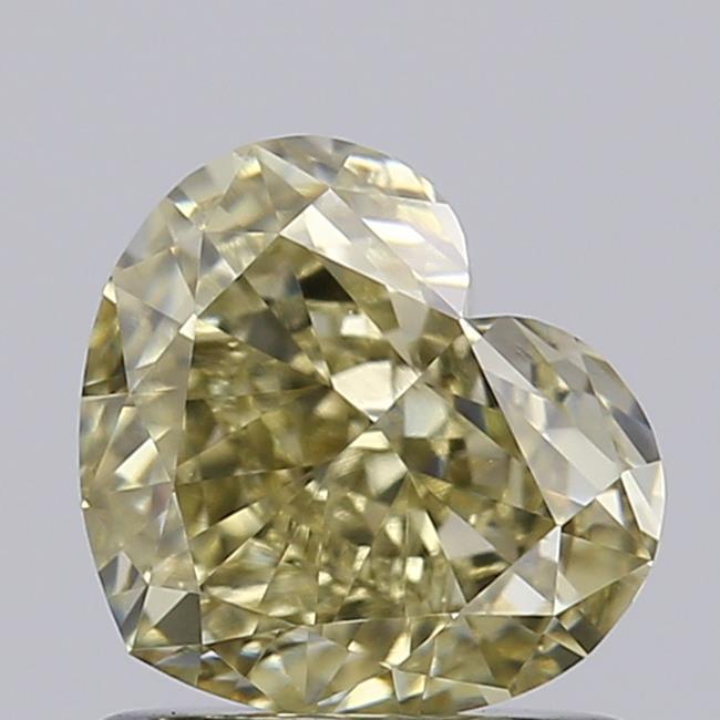 1.06 Ct. Fancy Yellow Heart Lab Grown Diamond