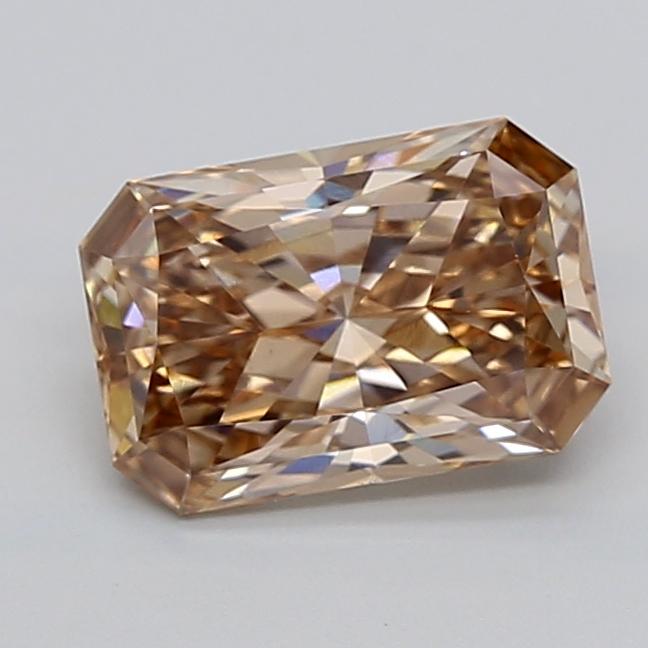 2.05 Ct. Light  Brown Radiant Lab Grown Diamond