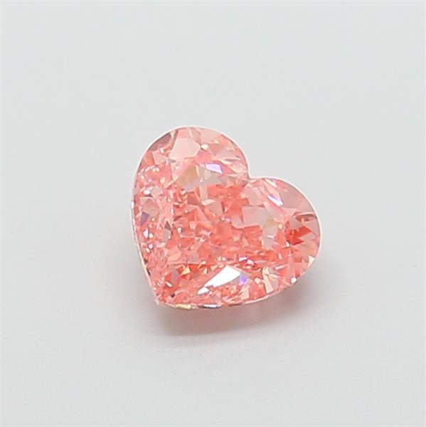 1.23 Ct. Fancy Vivid Pink Heart Lab Grown Diamond