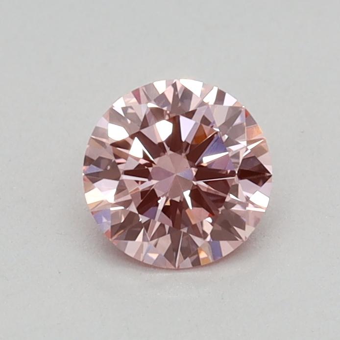 0.33 Ct. Fancy Vivid Pink Round Lab Grown Diamond