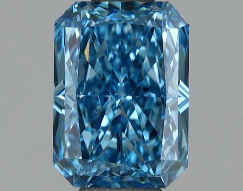1.14 Ct. Fancy Vivid Blue Radiant Lab Grown Diamond