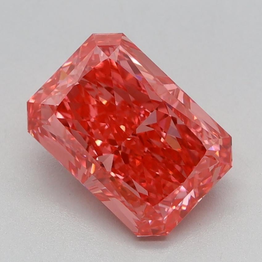 1.78 Ct. Fancy Vivid Pink Radiant Lab Grown Diamond
