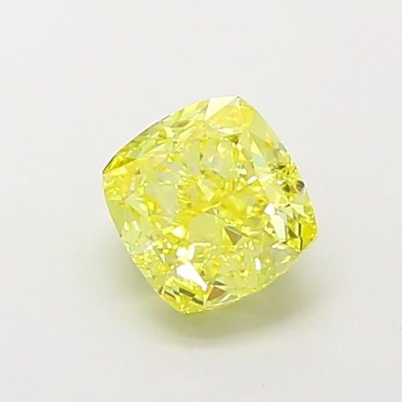 1.05 Ct. Fancy Yellow Cushion Lab Grown Diamond