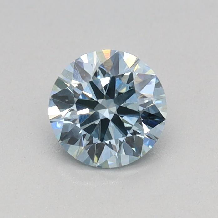 0.33 Ct. Fancy Intense Blue Round Lab Grown Diamond