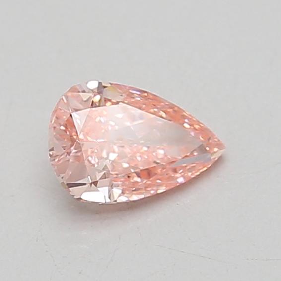 0.54 Ct. Fancy Vivid Pink Pear Lab Grown Diamond