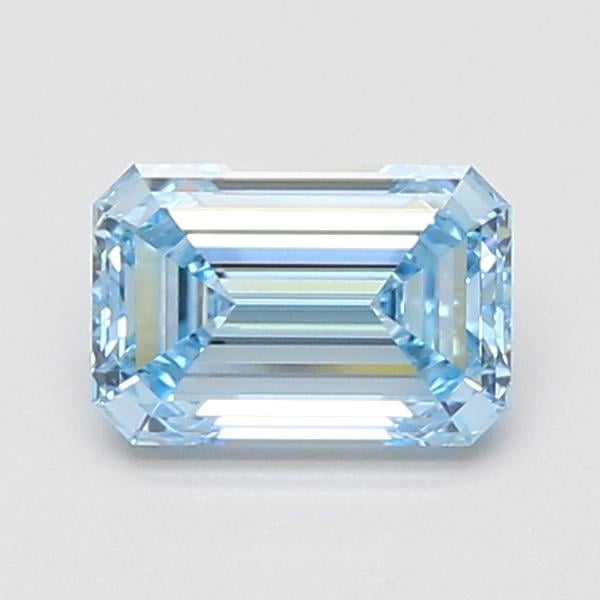 1.10 Ct. Fancy Vivid Blue Emerald Lab Grown Diamond