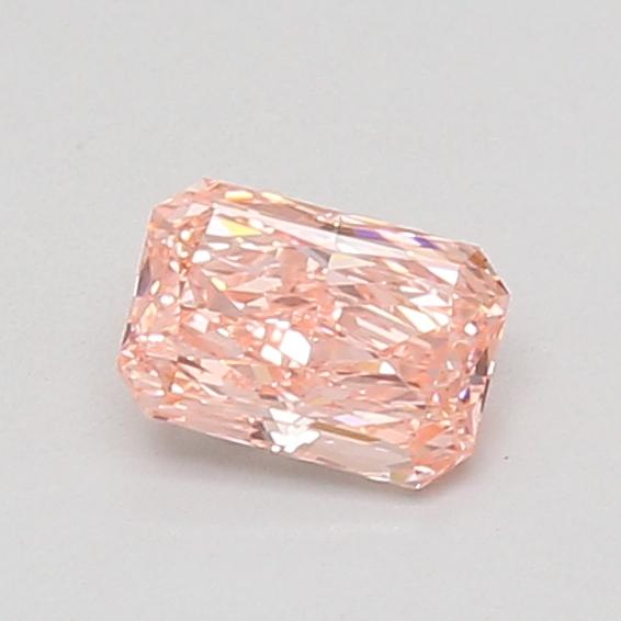 0.55 Ct. Fancy Vivid Pink Radiant Lab Grown Diamond