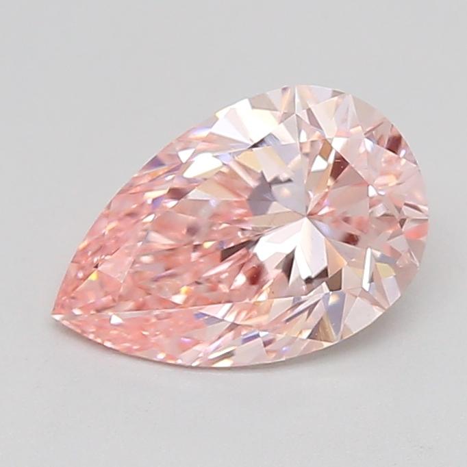 0.98 Ct. Fancy Intense  Pink Pear Lab Grown Diamond