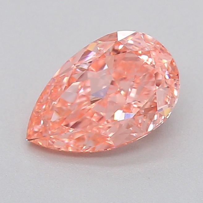 0.55 Ct. Fancy Vivid  Pink Pear Lab Grown Diamond