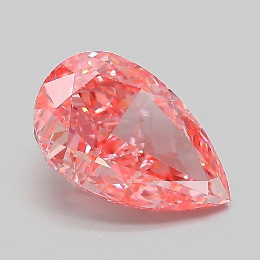 2.00 Ct. Fancy Vivid Pink Pear Lab Grown Diamond