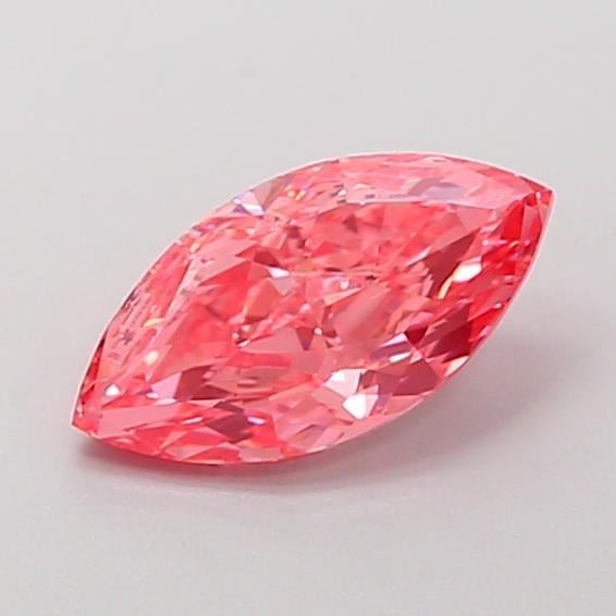 1.01 Ct. Fancy Vivid  Pink Marquise Lab Grown Diamond
