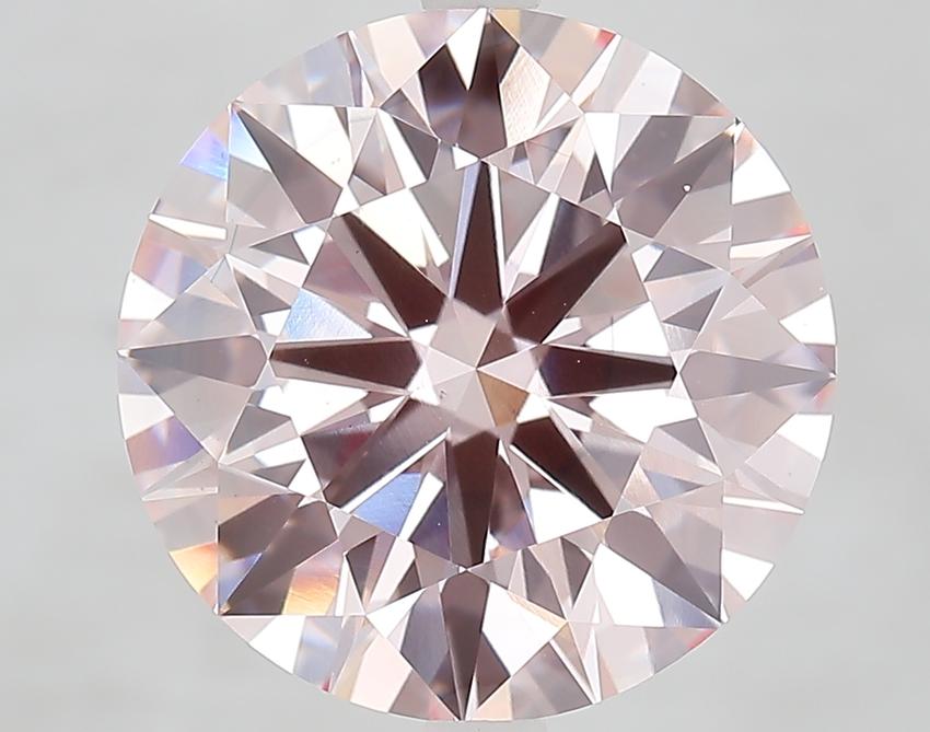 7.68 Ct. Fancy Pink Round Lab Grown Diamond