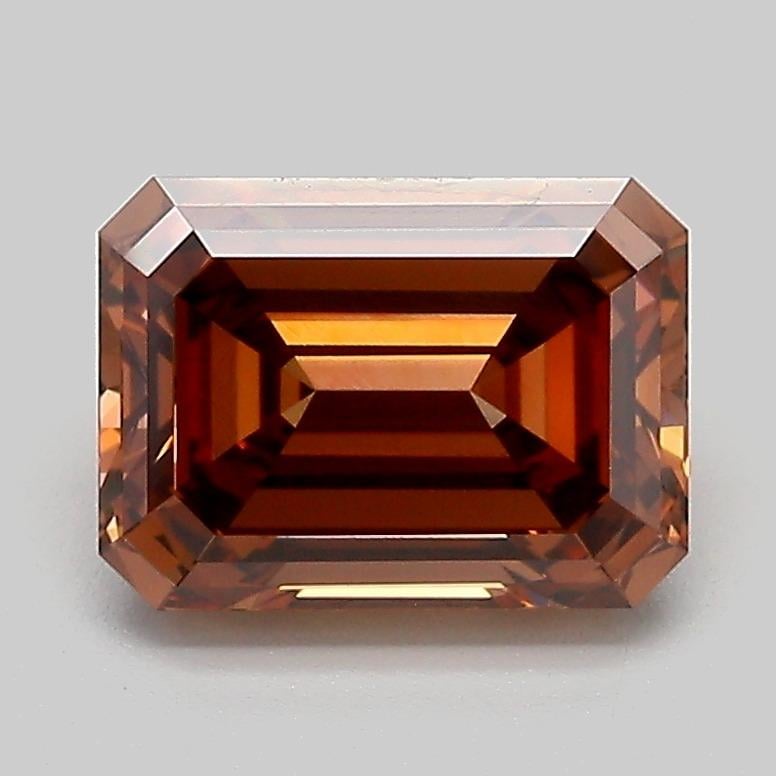 2.11 Ct. Fancy  Brown Emerald Lab Grown Diamond