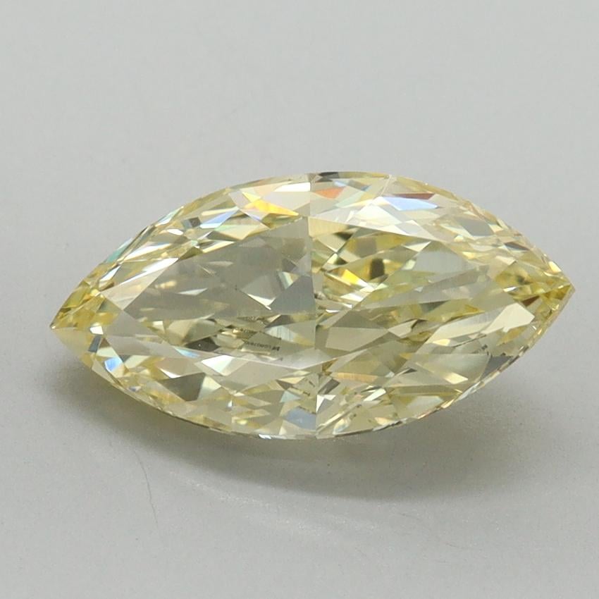 2.04 Ct. Fancy Intense Yellow Marquise Lab Grown Diamond