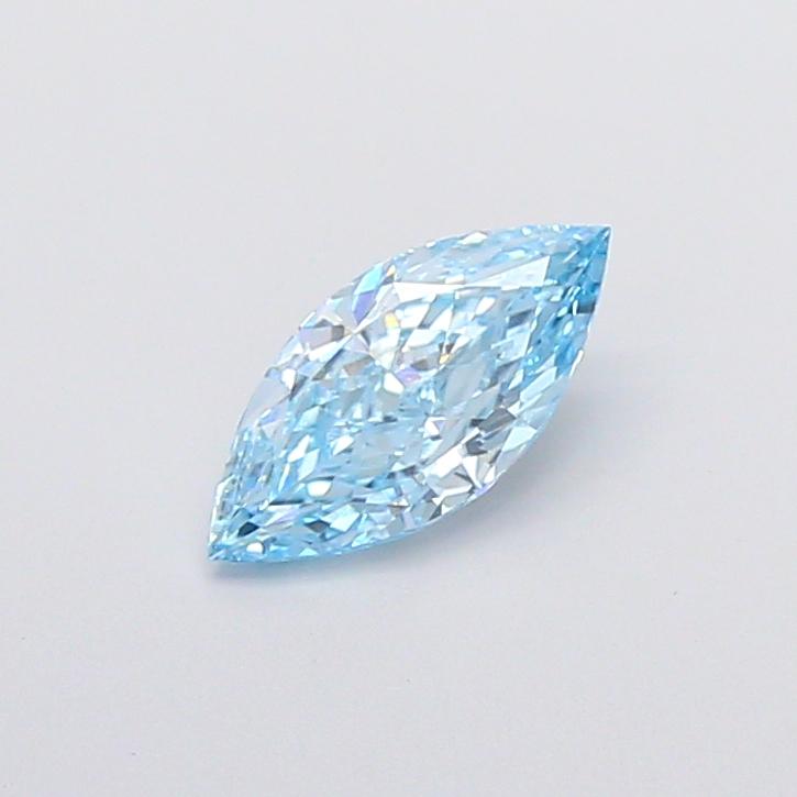 1.06 Ct. Fancy Vivid  Blue Marquise Lab Grown Diamond