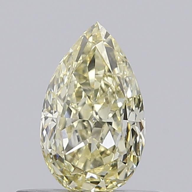 0.57 Ct. Very Light Yellow Pear Lab Grown Diamond