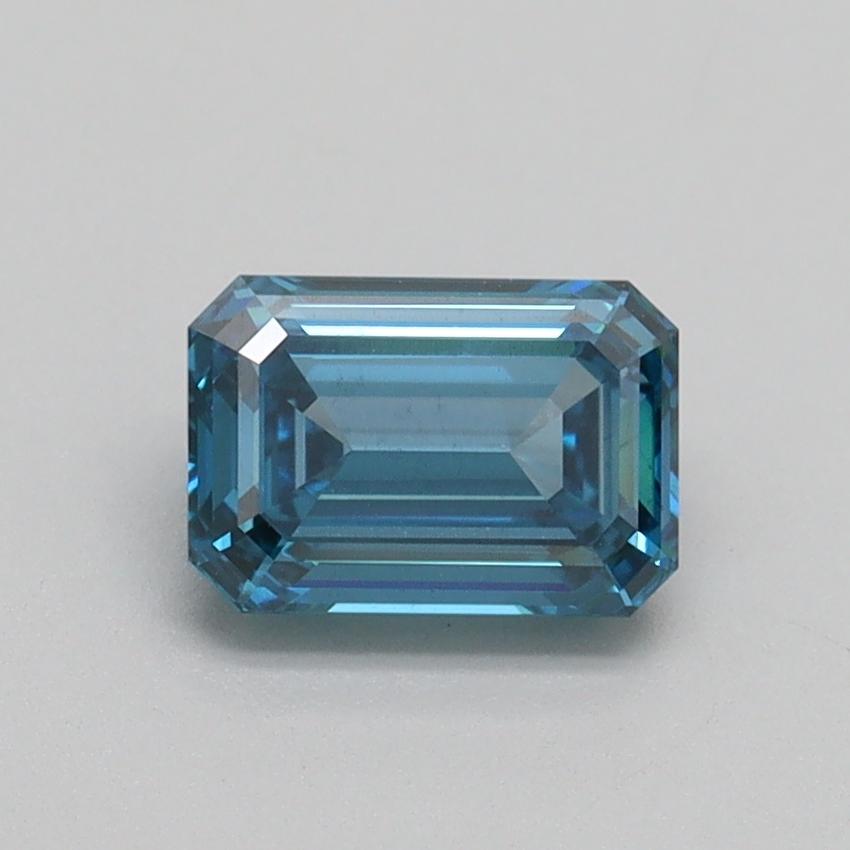 1.03 Ct. Fancy Vivid Blue Emerald Lab Grown Diamond