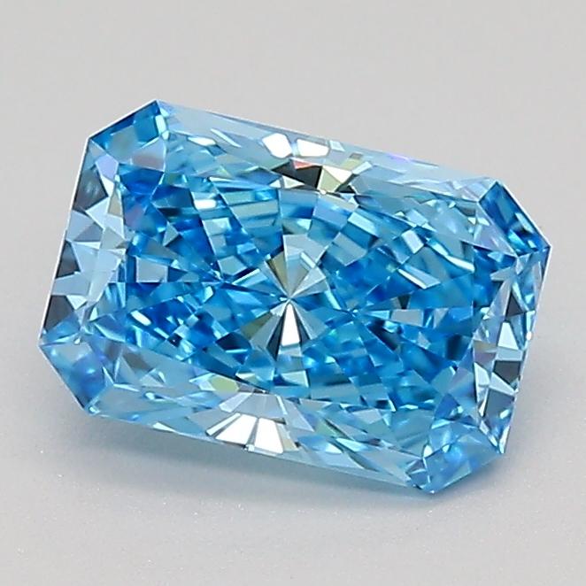 1.05 Ct. Fancy Vivid Blue Radiant Lab Grown Diamond