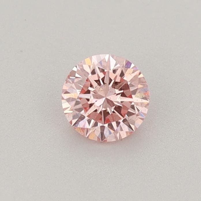 0.34 Ct. Fancy Intense Pink Round Lab Grown Diamond