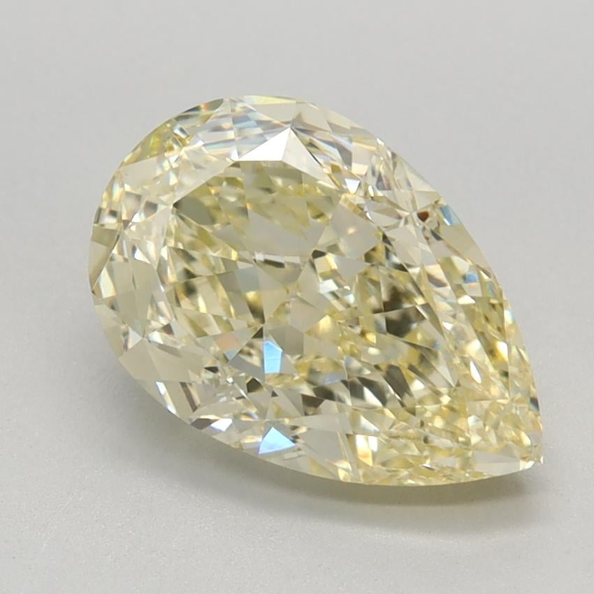 2.14 Ct. Fancy Intense Yellow Pear Lab Grown Diamond