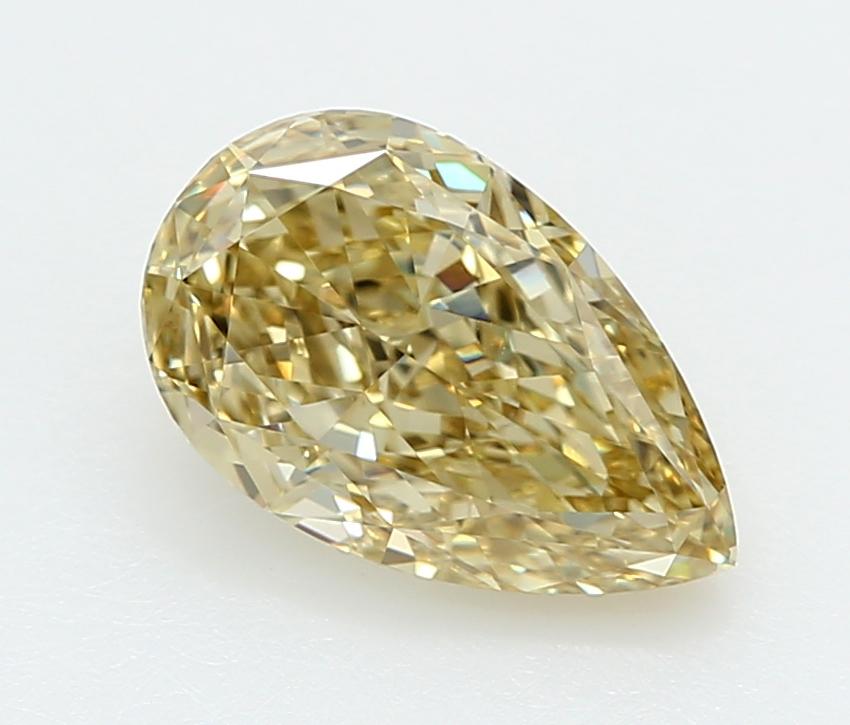 3.16 Ct. Fancy Intense  Yellow Pear Lab Grown Diamond