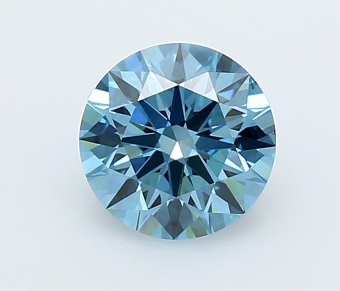 1.49 Ct. Fancy Vivid  Blue Round Lab Grown Diamond