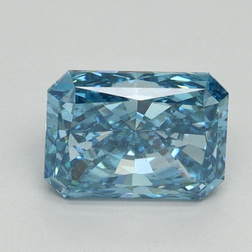 2.01 Ct. Fancy Vivid Blue Radiant Lab Grown Diamond