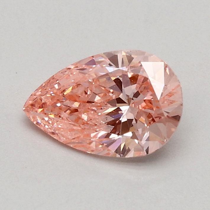 0.50 Ct. Fancy Vivid Pink Pear Lab Grown Diamond