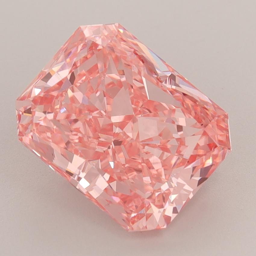 2.99 Ct. Fancy Pink Radiant Lab Grown Diamond