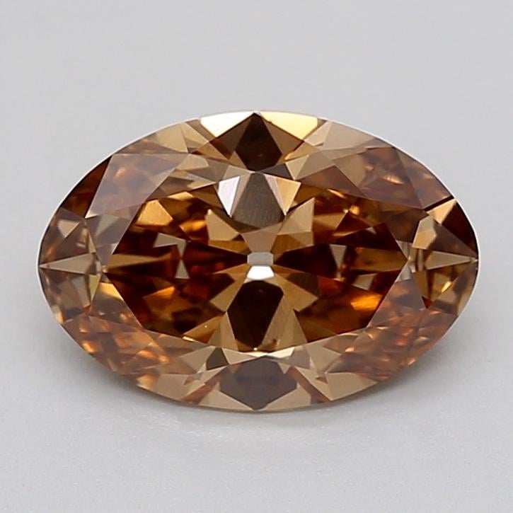1.67 Ct. Fancy Light  Brown Oval Lab Grown Diamond