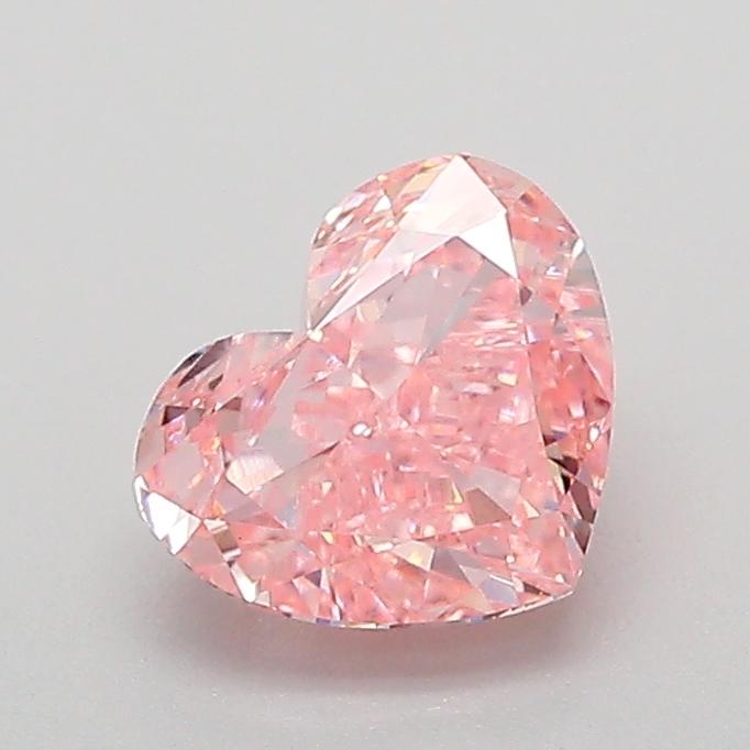 1.04 Ct. Fancy Vivid  Pink Heart Lab Grown Diamond