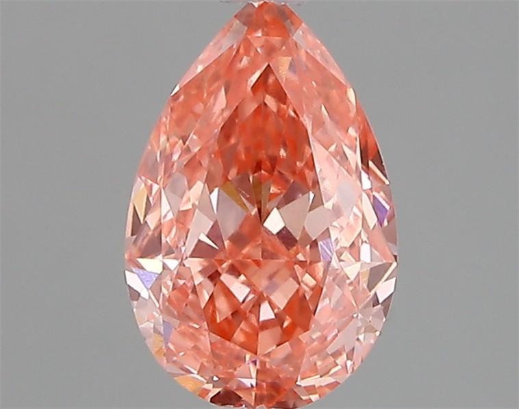 1.48 Ct. Fancy Vivid Pink Pear Lab Grown Diamond