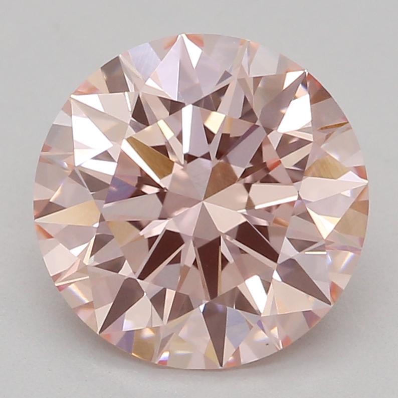 1.58 Ct. Fancy Pink Round Lab Grown Diamond