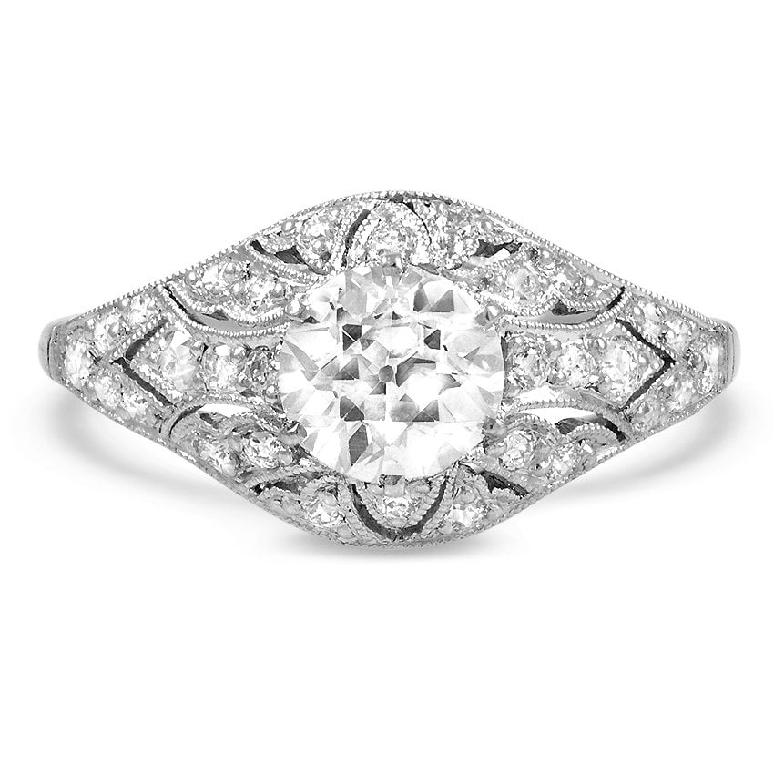 Art Deco Diamond Vintage Ring | Chanelle | Brilliant Earth